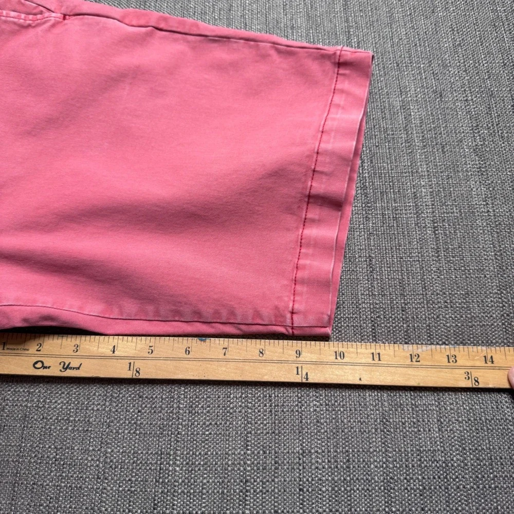 Gap Lived-In Chino Shorts Mens 28 Salmon Pink Coral Cotton 10 Inch Inseam